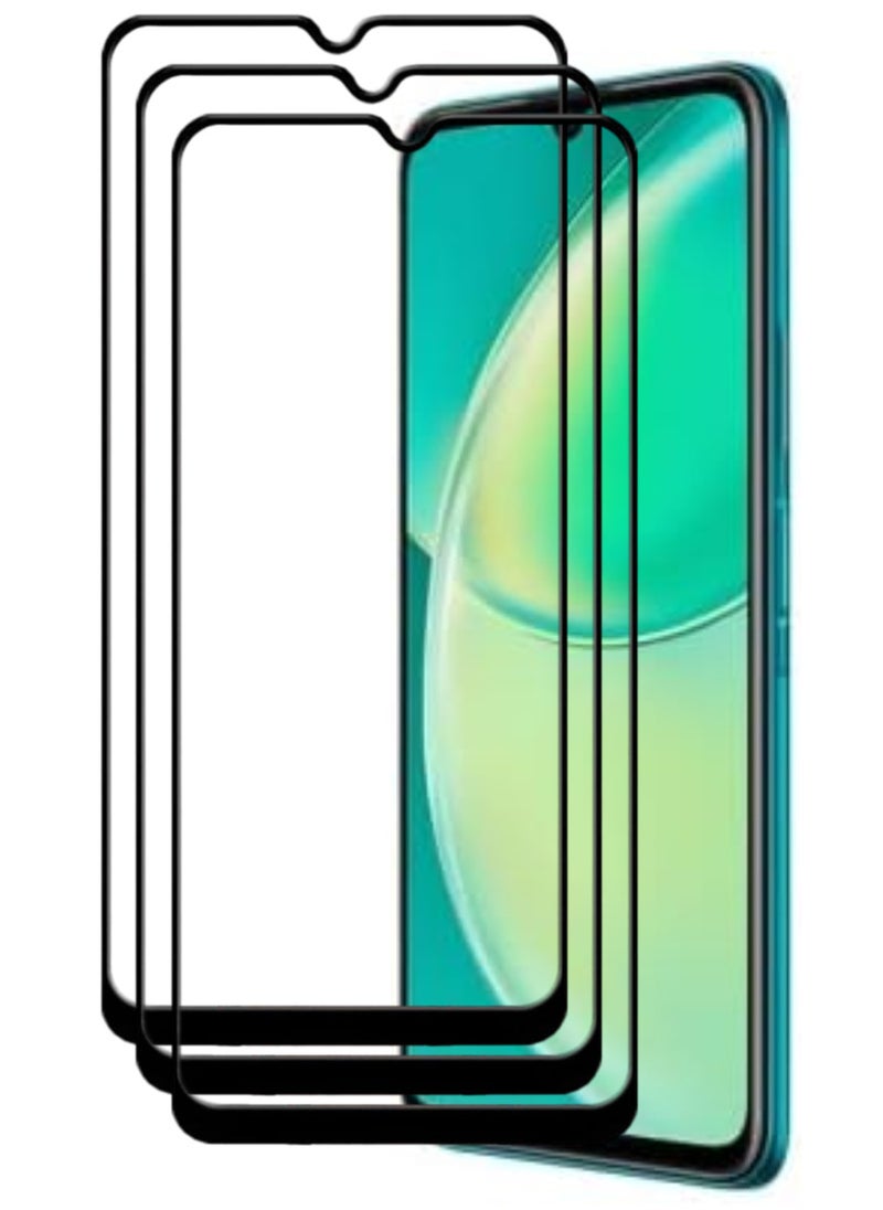 ACLIX 3 Pieces Antistatic ESD Dustproof Premium Quality High Definition Tempered Glass Screen Protector Designed For Huawei nova Y60 - Image 1