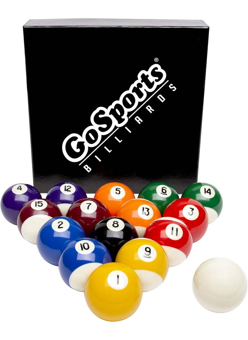 GoSports GoSports Regulation Billiards Balls Complete Set of 16 Professional Balls  - Image 1