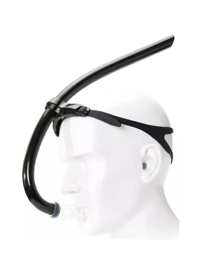 Front snorkel with silicone mouthpiece for swimming and diving (multi-colored) - Image 1