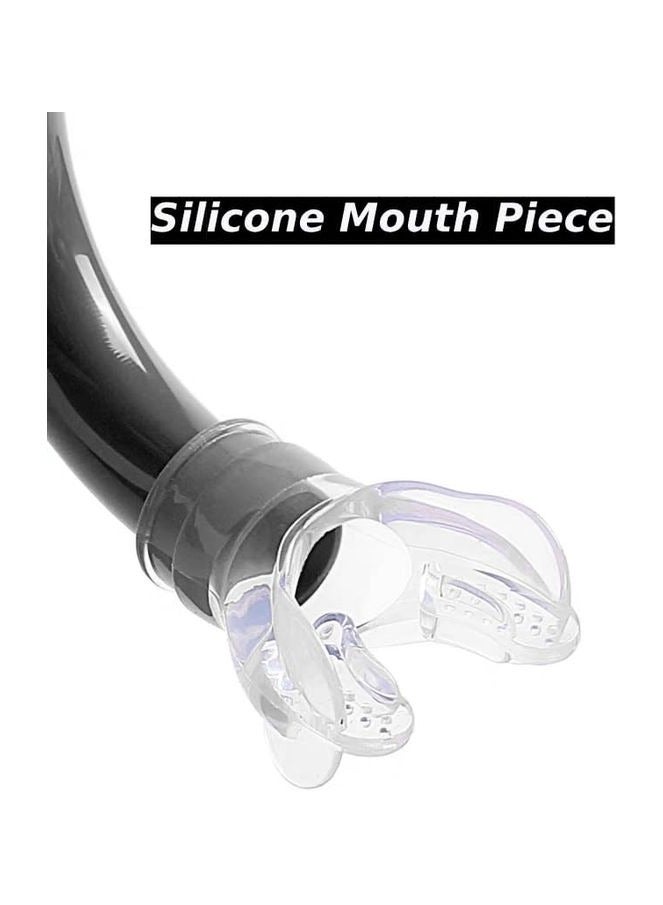 Front snorkel with silicone mouthpiece for swimming and diving (multi-colored) - Image 3