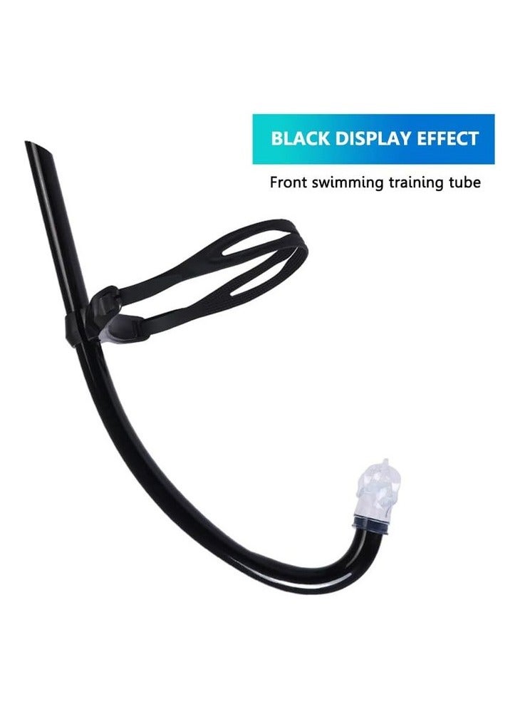 Front snorkel with silicone mouthpiece for swimming and diving (multi-colored) - Image 4