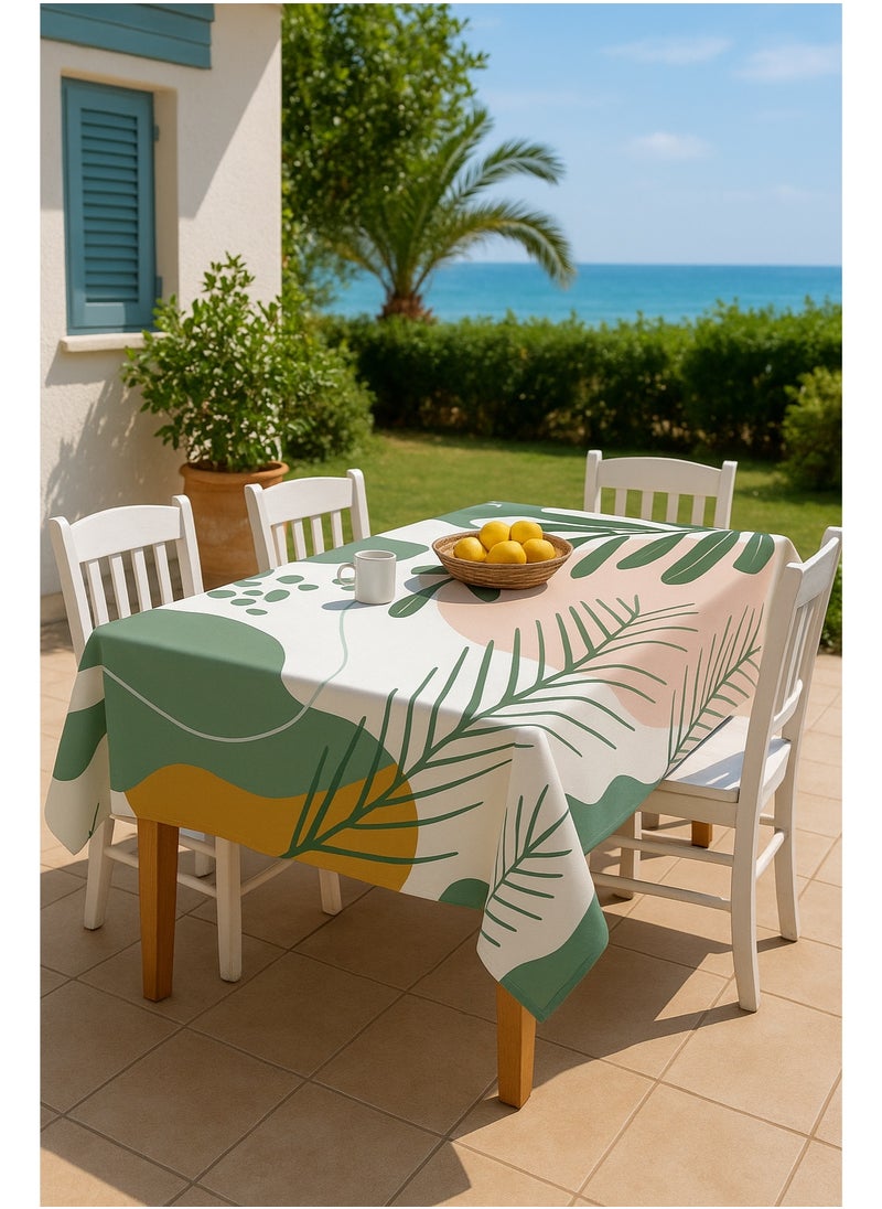 Decorior - Moan - Laserfoamex Premium Quality Tablecloth – Modern & Classic Elegant Design – Stain Resistant & Easy to Clean – Perfect for Summers, Trips, Kitchen & Gifts – Lasting Colors (tru1002, 60x80cm) - Image 1