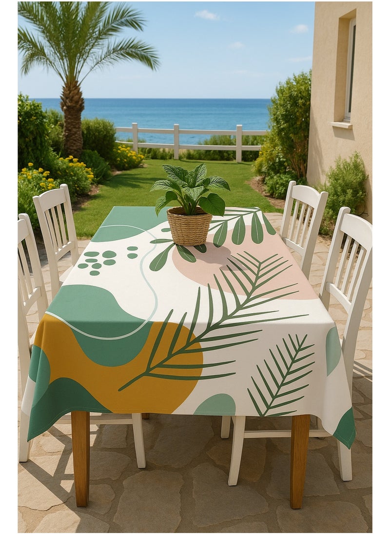 Decorior - Moan - Laserfoamex Premium Quality Tablecloth – Modern & Classic Elegant Design – Stain Resistant & Easy to Clean – Perfect for Summers, Trips, Kitchen & Gifts – Lasting Colors (tru1002, 60x80cm) - Image 1