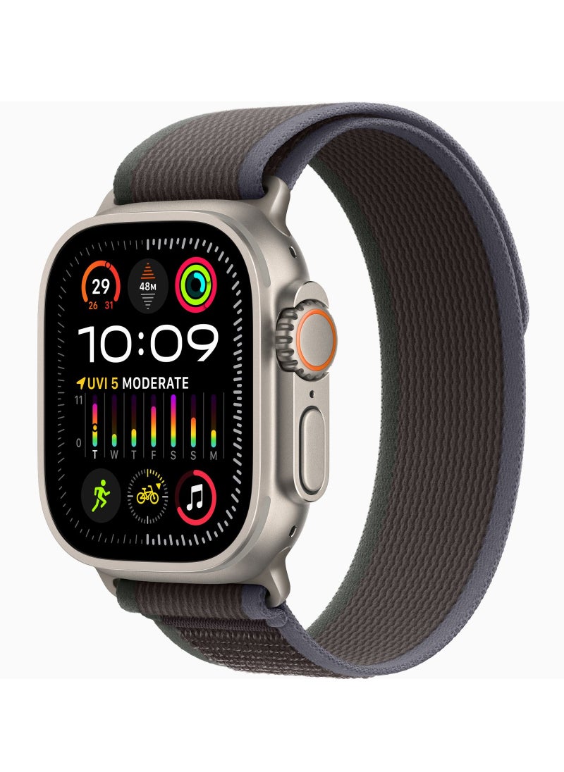 micro speed - Smart Watch HW9 Ultra 2 10+1 With Health Fitness Tracker Sport Watch  Supports 10 addition Wrist Strap 49MM-Green - Image 1