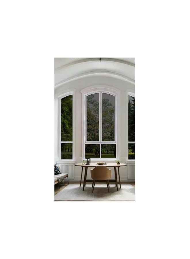 Green Tiger Black Silver Window Tint for Home Privacy Mirror Film Vinyl Roll | Heat Control, Anti-UV, Static Cling |Stained Glass Peel and Stick Door Coverings |No Glue Stickers |23.6x39.4 inches - Image 4