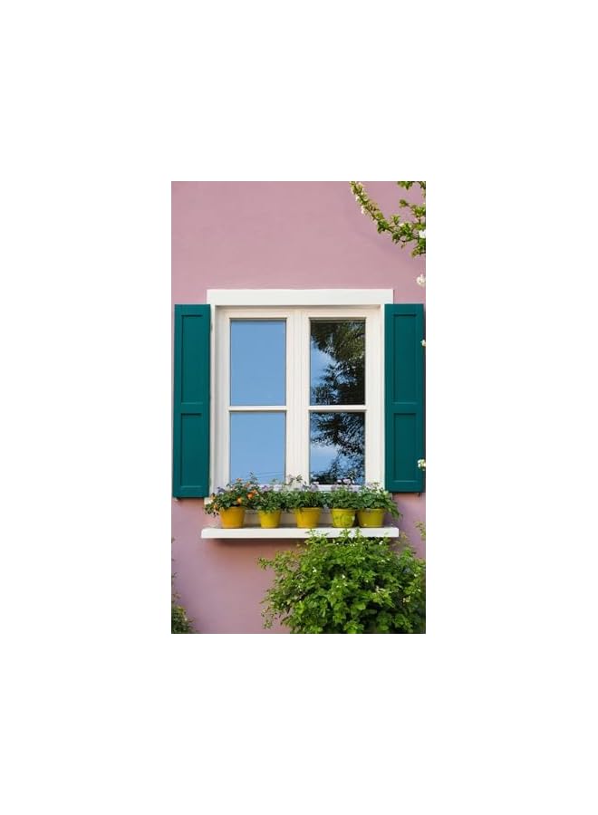 Green Tiger Black Silver Window Tint for Home Privacy Mirror Film Vinyl Roll | Heat Control, Anti-UV, Static Cling |Stained Glass Peel and Stick Door Coverings |No Glue Stickers |23.6x39.4 inches - Image 2