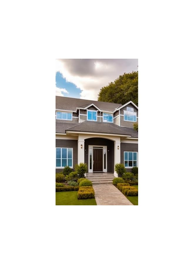 Green Tiger Black Silver Window Tint for Home Privacy Mirror Film Vinyl Roll | Heat Control, Anti-UV, Static Cling |Stained Glass Peel and Stick Door Coverings |No Glue Stickers |23.6x39.4 inches - Image 5