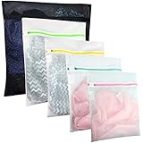 GOGOODA GOGOODA 5 Pcs Mesh Laundry Bags for Delicates with Zipper, Lingerie Bags for Laundry, Travel Storage Organize Bag,  - Image 1