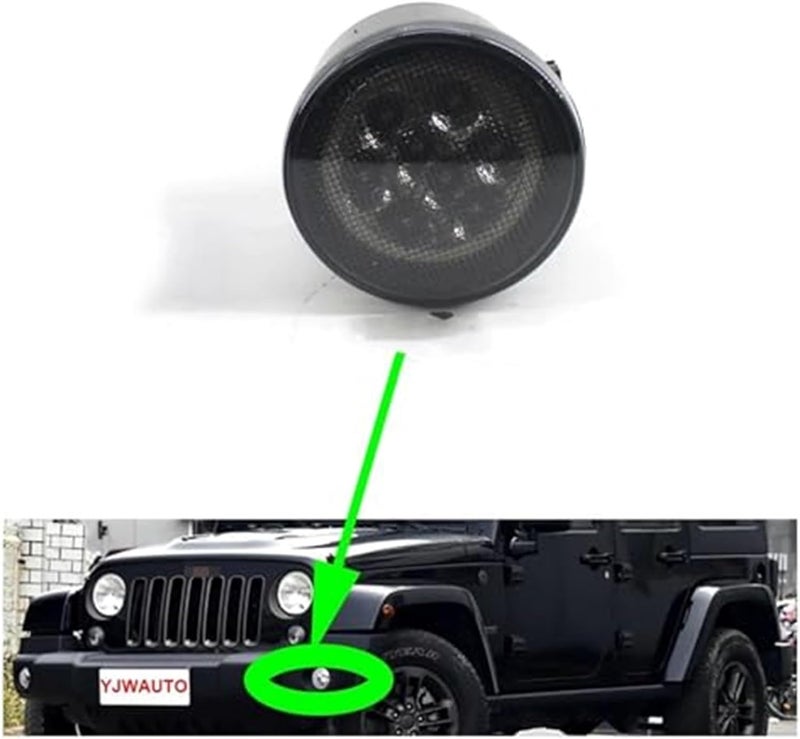 Vuzmode LED Fog Light Kit for Jeep Wrangler 2007-2017 - Image 4