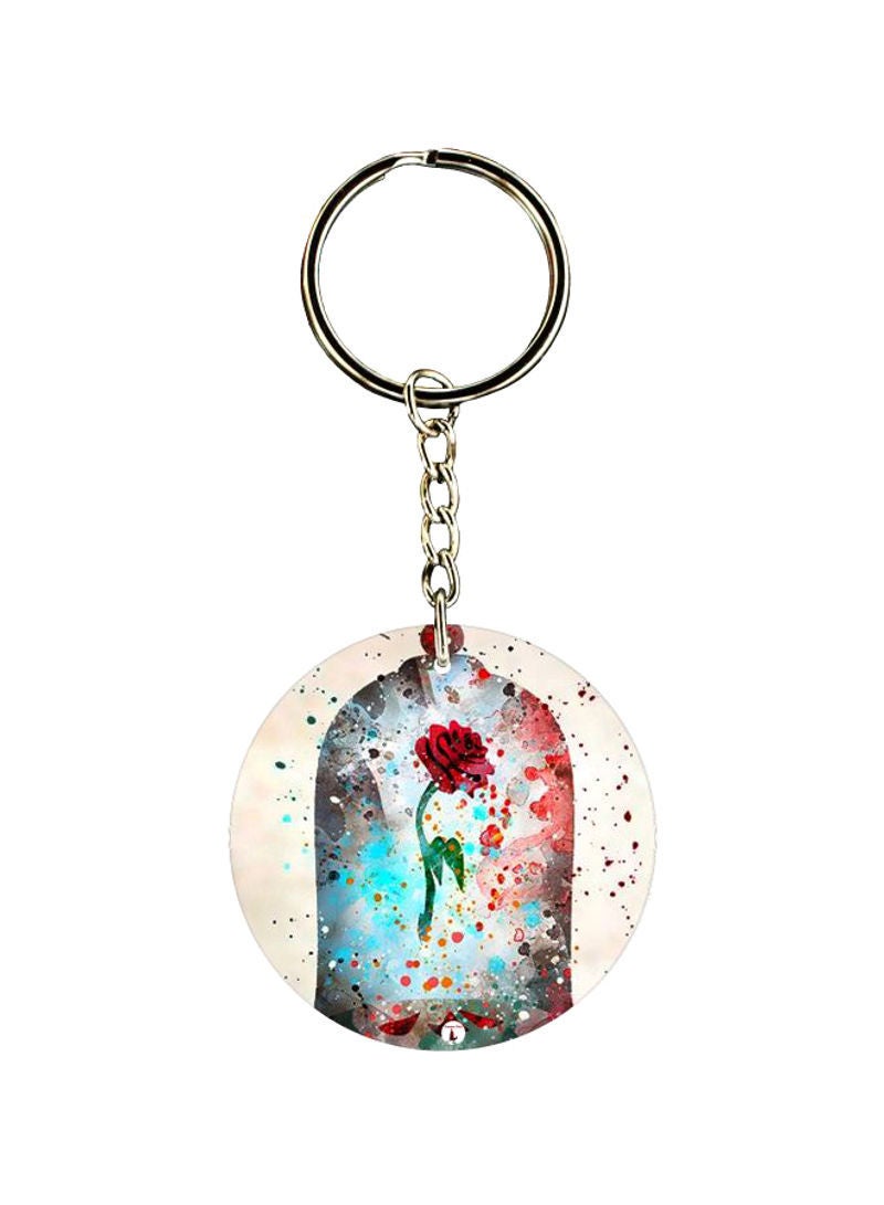 RKN Rose Printed Keychain
