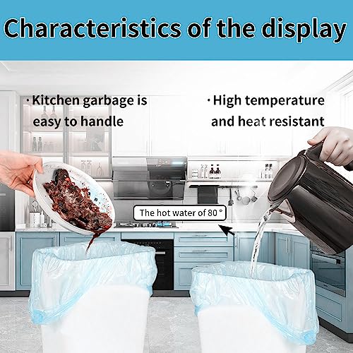 SWIHELP Small Trash Bags 240 Count Garbage Bags SWIHELP Waste Basket Liners for Bathroom, Kitchen,Bedroom, Office Pet Car 15 Liter Trash Can 4 Gallon… - Image 5