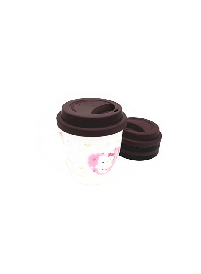 Zaboon Lid Spillproof Cup Lids Reusable Coffee Mug Lids Coffee Cup Covers 2 Pcs  Coffee - Image 3