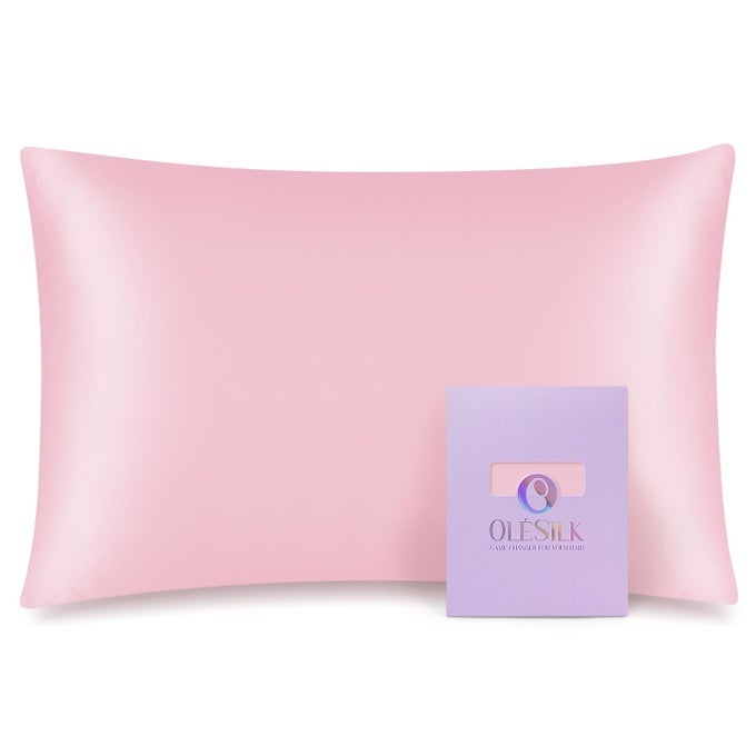100 MULBERRY SILK TODDLER PILLOWCASE FOR HAIR AND SKIN BOTH SIDES 19 MOMME PURE NATURAL SILK TRAVEL PILLOW CASES WITH HIDDEN ZIPPER 13X 18 PINK