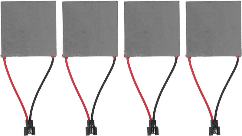 LiebeWH 4Pcs Thermoelectric Power Generator Sheet for Stove Fan Aluminum Alloy 227 Fireplace Fan Generator Plate Spare Parts - Image 1
