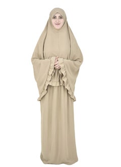 DAMAS COLLECTION Two Piece Islamic prayer dress for girls kids and women -Prayer Clothes for girls and Muslim Women-Prayer Abaya For women and girls kids- Umrah essentials for women -Prayer dress women  - Image 5