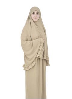 DAMAS COLLECTION Two Piece Islamic prayer dress for girls kids and women -Prayer Clothes for girls and Muslim Women-Prayer Abaya For women and girls kids- Umrah essentials for women -Prayer dress women  - Image 4