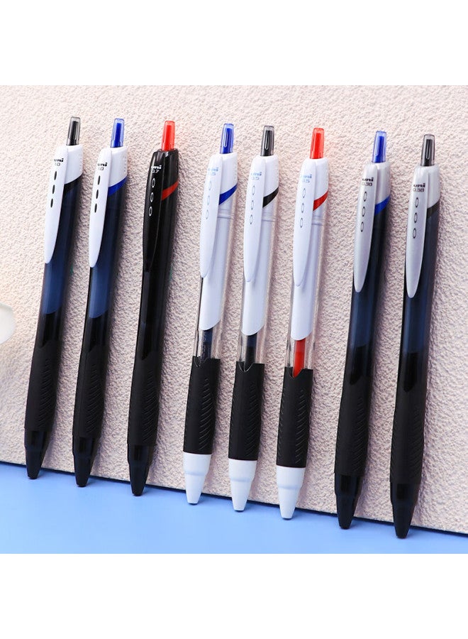 Uni Jetstream Series Retractable Ballpoint Pen Sxn-150, Smooth Writing, Student Office Pen, 0.7mm, Black Barrel With Black Ink, Pack Of 10 - Image 3