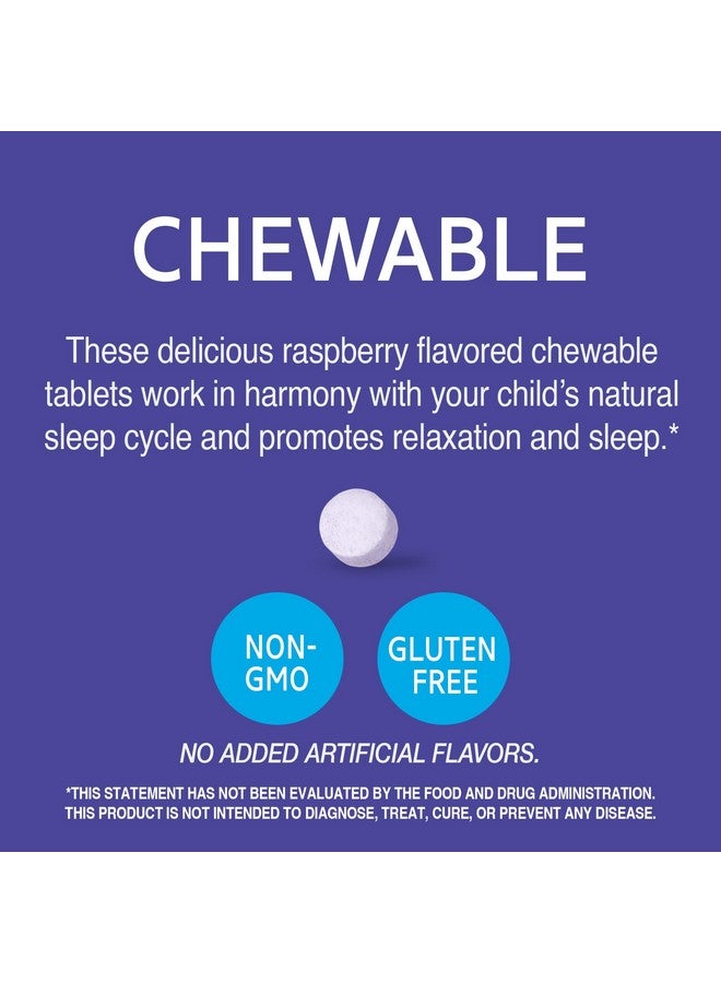 21st Century Zoo Friends Sleep Chewable Melatonin, Raspberry Flavor, 60 Count - Image 3