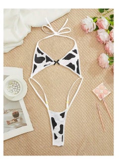 MANIKAN Women's Set with Bra and Neck Strap Featuring Connected Straps from Top to Bottom one piece  - Image 2