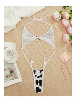 MANIKAN Women's Set with Bra and Neck Strap Featuring Connected Straps from Top to Bottom one piece  - Image 3