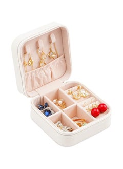 Spaceshoop Portable Travel Mini Jewelry Box Leather Ring Organizer Case Storage Gift Box Girls Women  - Image 1