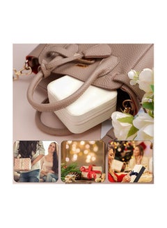 Spaceshoop Portable Travel Mini Jewelry Box Leather Ring Organizer Case Storage Gift Box Girls Women  - Image 2