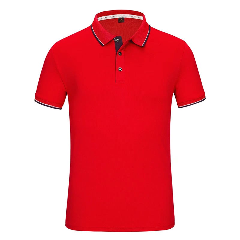 Quick-Drying T-Shirt Work Clothes Express Work Clothes Lapel Short-Sleeved Breathable Thin Custom-Made Work Clothes Polo Shirt Embroidered T-Shirt - Image 4