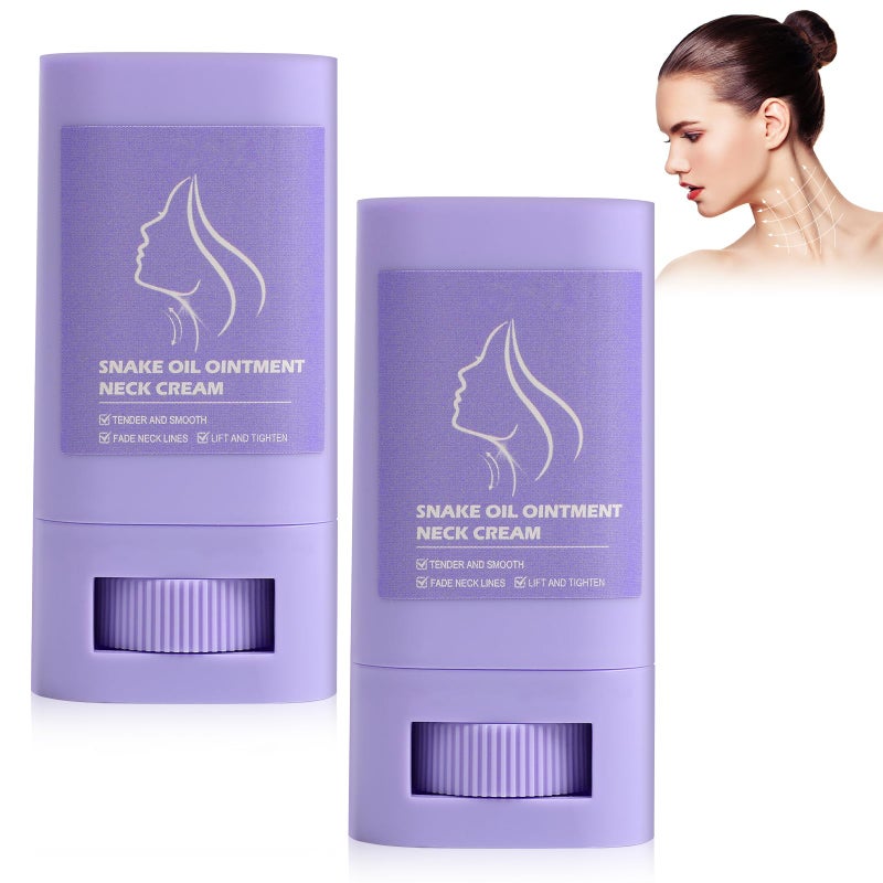 weispo 2PCS Samuwak Neck Care StickSamuwak Neck Cream Neck Care CreamNeck Firming Stick Skin Care Moisturizer Face Cream