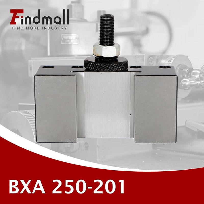 findmall BXA #1 حامل أداة تغيير سريع للتدوير والتسوية 250-201 مناسب للمخرطة - Image 4