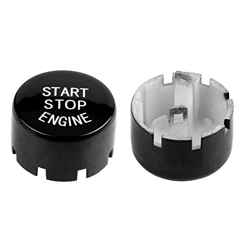 Keenso غطاء زر تشغيل وإيقاف محرك السيارة لفئات F20 F21 F22 F23 F30 F31 F32 F33 F10 F11 G30 F12 F13 F01 F02 (أسود) - Image 5