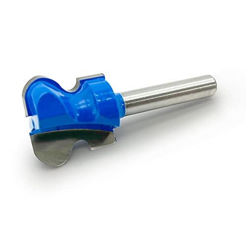 LEPEVNEY End Milling Cutter Bit Finger Pull Bit Router Bit Drawer Pull 1/4" Shank Stool Molding Cutter 1" Cutting Dia, Pack of 1, Blue or Black - Image 5