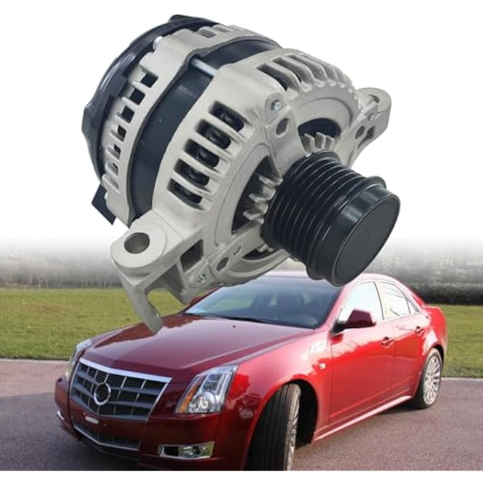 sen SHOW 104210200 Alternator 140A Compatible with 2010-2014 Cadillac CTS V6 3.0L 3.6L 12V Replacement 20821397,104210-200111508N - Image 1