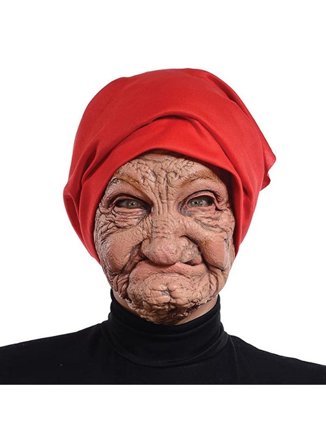 Realistic Granny Masks - Lifelike Elderly Face Masks for Costumes, Pranks, and Parties - Image 1