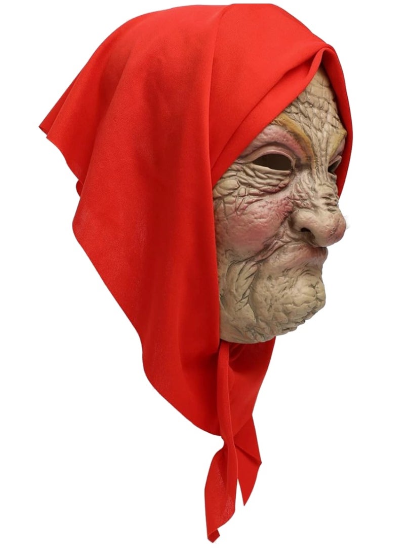 Realistic Granny Masks - Lifelike Elderly Face Masks for Costumes, Pranks, and Parties - Image 5