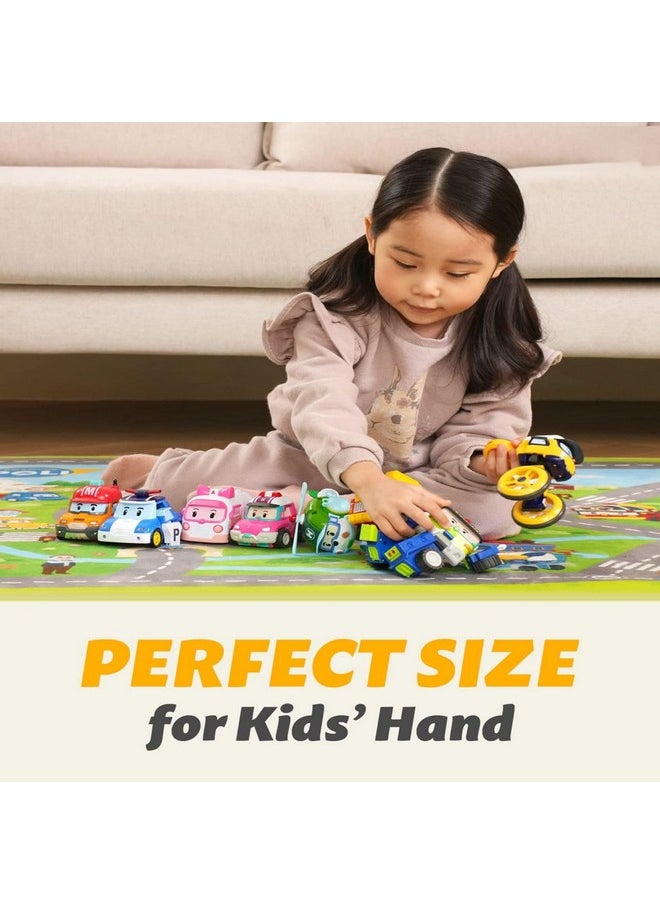 Robocar Poli Transforming Robot 4 Transformable Action Toy Figure Vehicles Police Emergency Vehicle Playset Holiday Birthday Rescue Car Toys Gift For Boys Girls Age 1 2 3 4 5  - Image 5