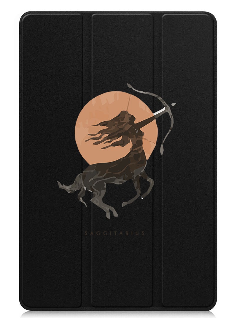 Theodor Protective Flip Case For Apple iPad Pro 11 (2024) With Trifold Stand Auto Wake Sleep Shockproof Cover Sagittarius - Image 1