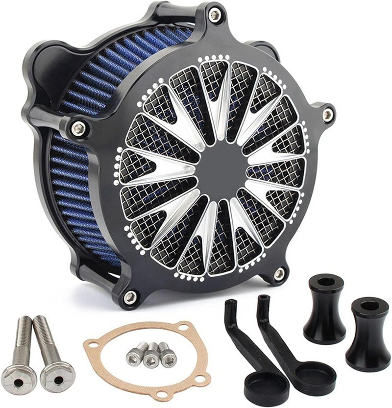 DEMULAX Turbine Spike Air Filter for Harley Motorcycles - Image 1