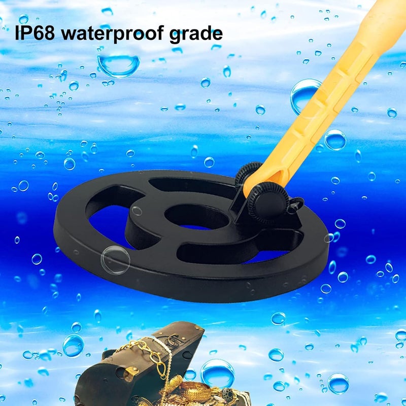 klarako Underwater Metal Detector, IP68 Waterproof Handheld Metal Detector Pinpointer with 5.9 Inch Search Coil and Light and Vibration Alarm Rechargable Gold Detector for Adults Kids - Image 3