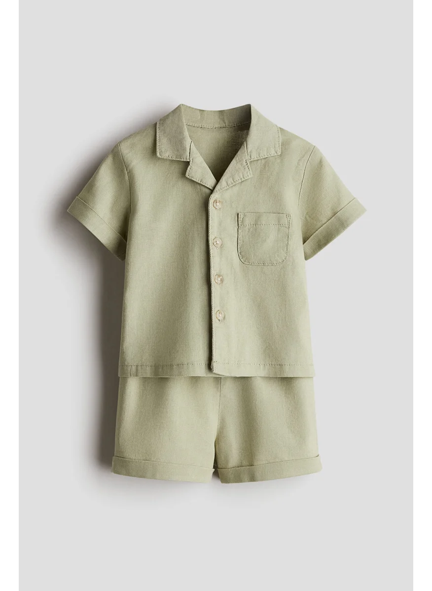 اتش اند ام 2-Piece Linen Set