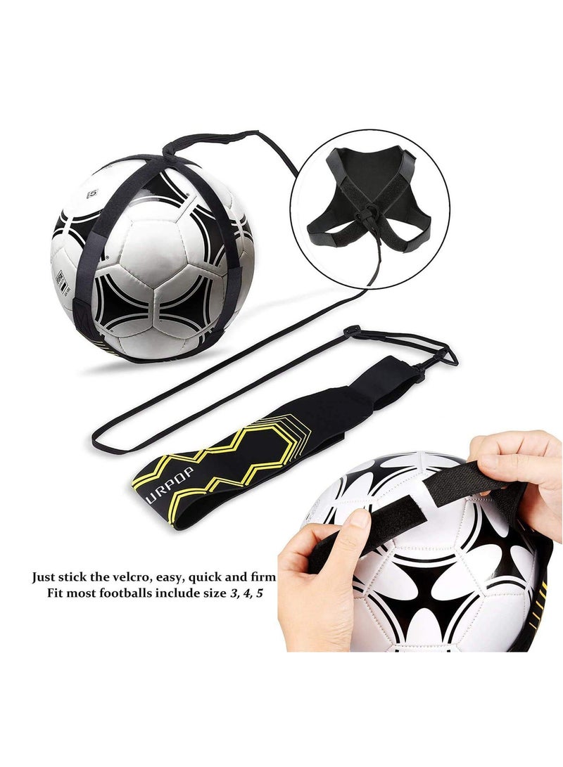SYOSI Football Kick Trainer Training Equipment Soccer Aid Skills Improvement Solo Practice for Kids Adults Hands Free Universal Fits All Size Footballs  - Image 3