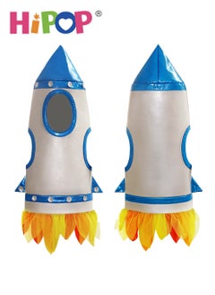 HIPOP Rocket Costumes for Kids,Astronaut Pretend Play,Suitable for Ages 5-12,Holiday Party Atmosphere Props,Cosplay Costume for Kids  - Image 1