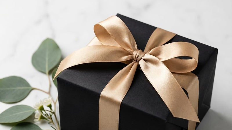 Tiergrade Gold Satin Ribbon 1 Inch x 4 Rolls Gold Wide Satin Fabric Ribbon for Gift Packaging, Christmas, Wedding, Flower Bouquet, Holiday Party, Invitation - Image 5