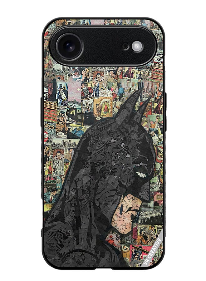 Protective Case Cover For Apple iPhone 17 Air Batman Comic Design Multicolour