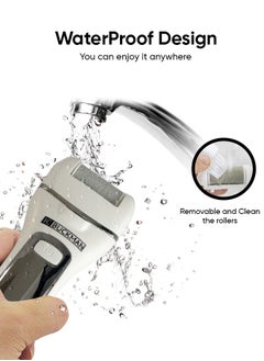 JC BUCKMAN JC BUCKMAN Easy Pedi, Electric Foot Callus Remover Kit , Rechargeable, Portable Electronic Foot File Pedicure Tools  - Image 5