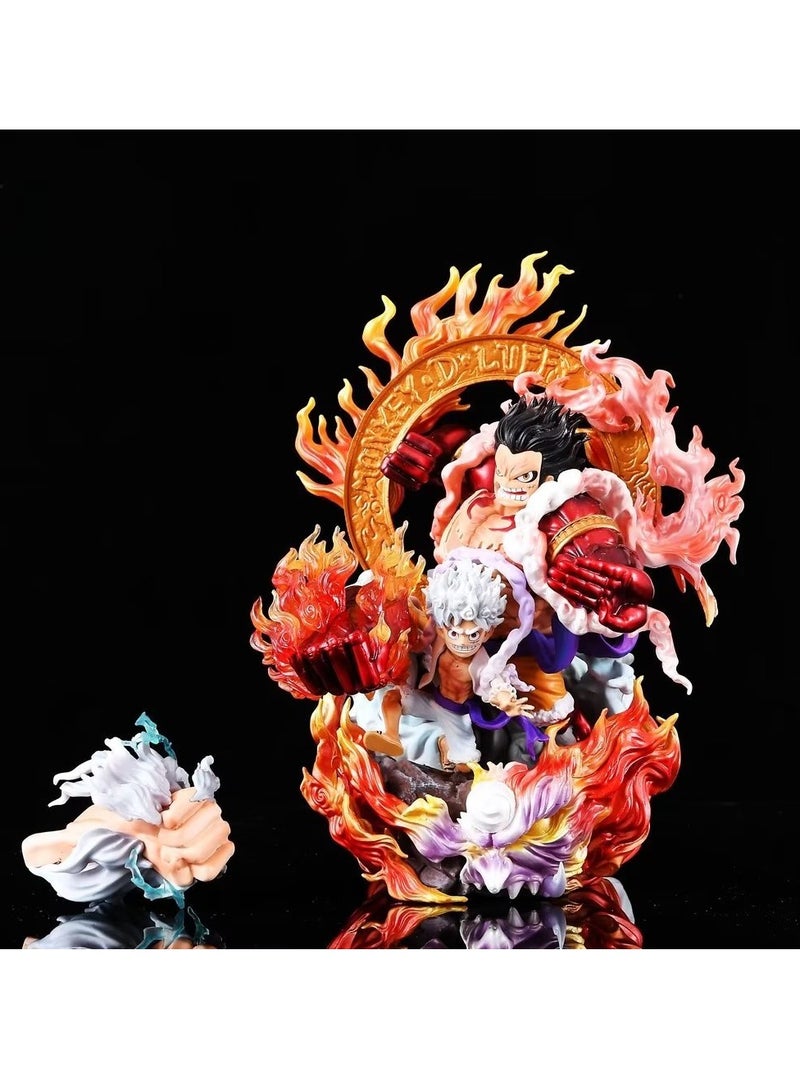 One Piece GK Nika Luffy Action Figure, Four Emperors Straw Hat Luffy Model, Collectible Display, Gift Idea  - Image 1