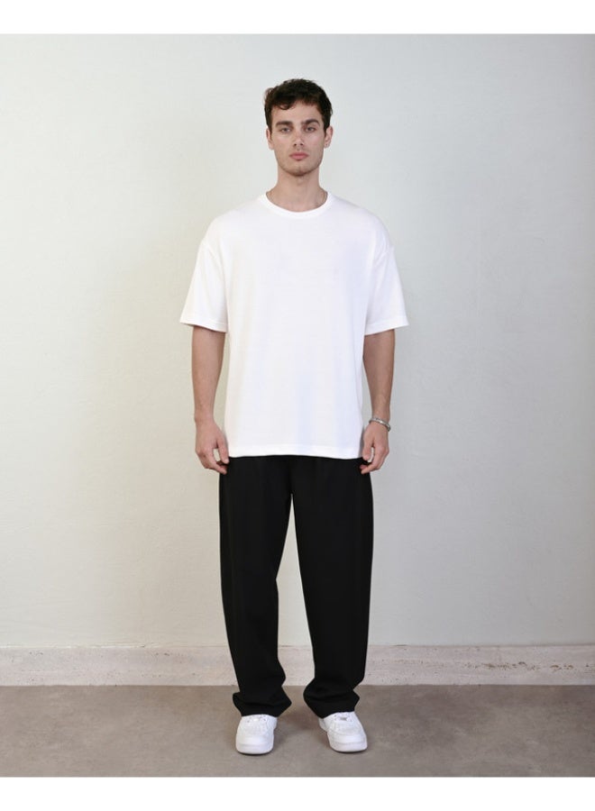 Marrakech Round Neck T-Shirt for Men – White - Image 4