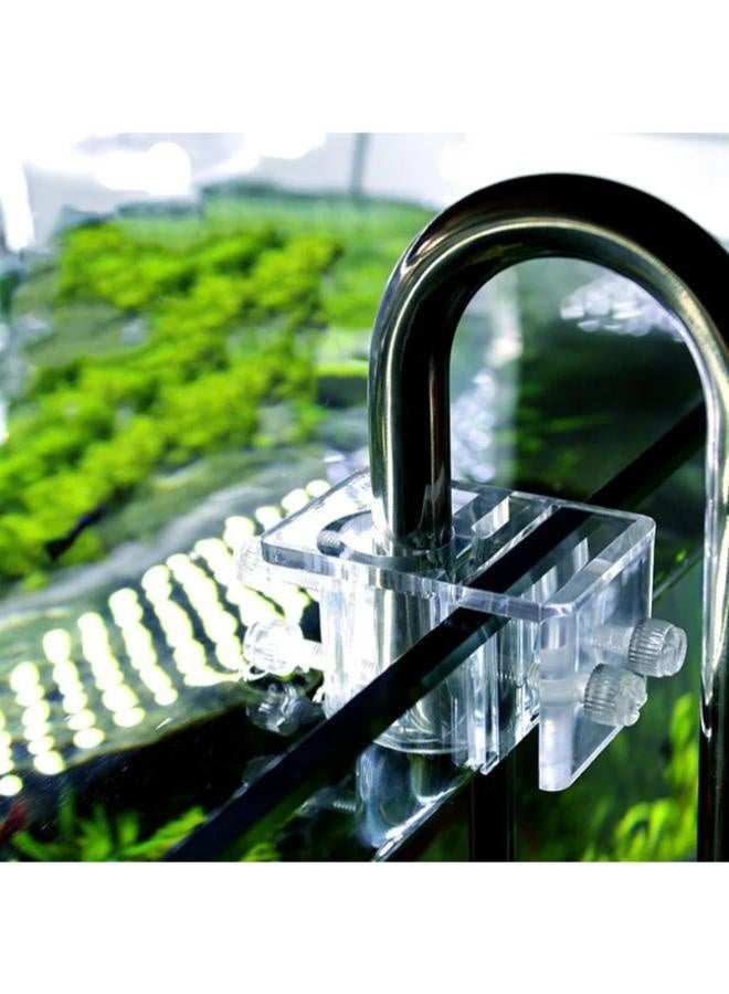 حامل أنبوب ماء حوض السمك من الأكريليك، مشبك تثبيت أنبوب الماء الكبير - قطعة واحدة - Image 4