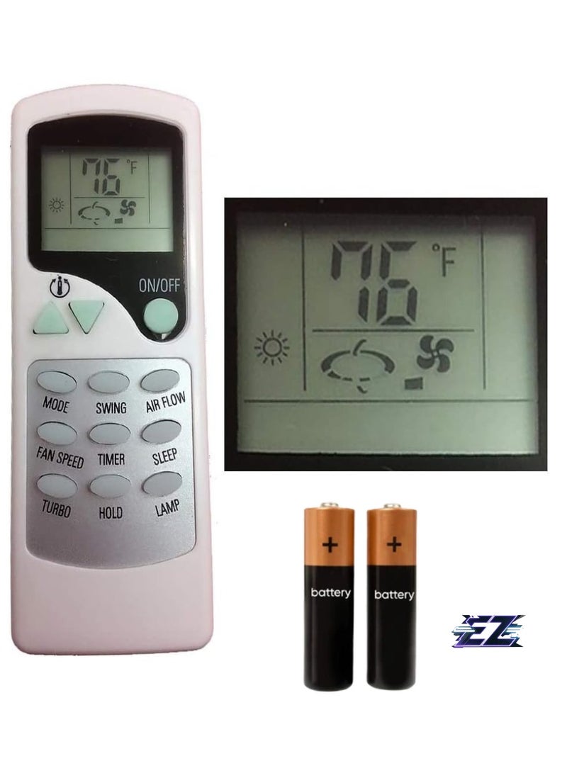 ELTRAZONE Replacement Remote Control for Quiet Side Air Conditioner (Part No. ZHF/LT-01) with Battery - Image 1