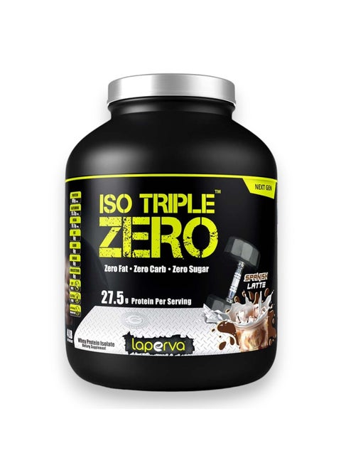 Iso Triple Zero Whey Protein Isolate,  Spanish Lattle Flavour, 4Lb