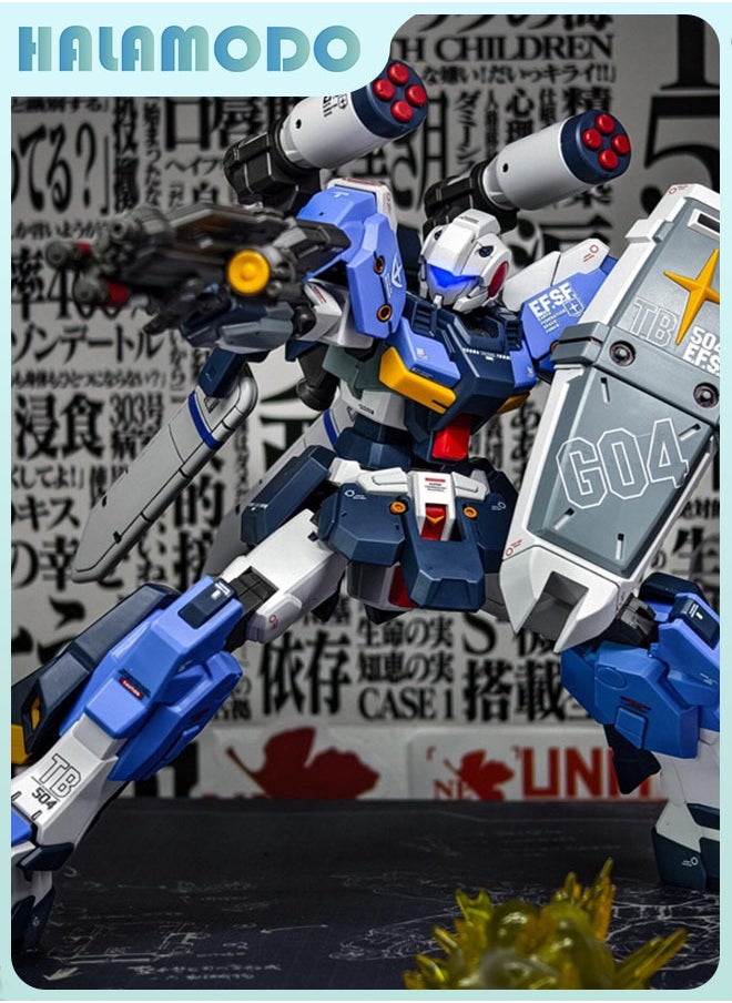 HALAMODO Gundam HG Giray Armor Three - Form Action Figure Mecha Warrior Assembly Model, a Super Cool Desktop Decoration, an Assembly Toy Loved by Both Boys and Girls  - Image 4